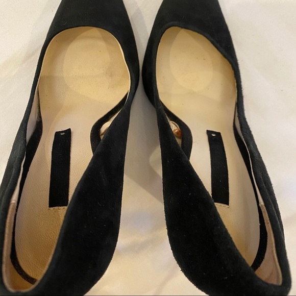 ZARA Black Heels with Gold Size 38 - Picture 7 of 11